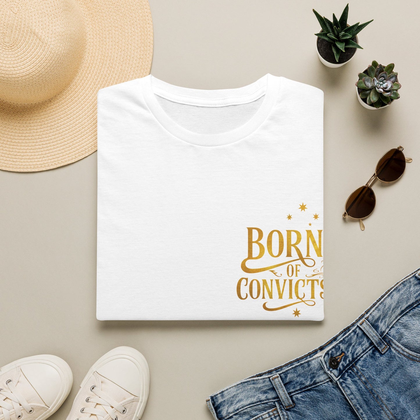 Born of Convicts - Personalise Back of T-Shirt
