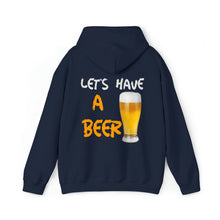 Load image into Gallery viewer, Fuckit lets have a beer Hoodie (front and back print)