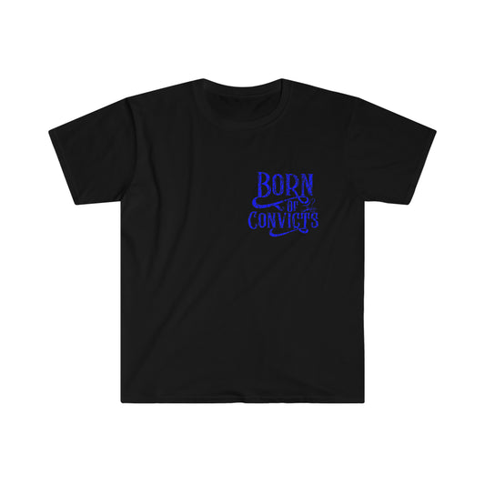 Born of Convicts (cracked effect) Blue