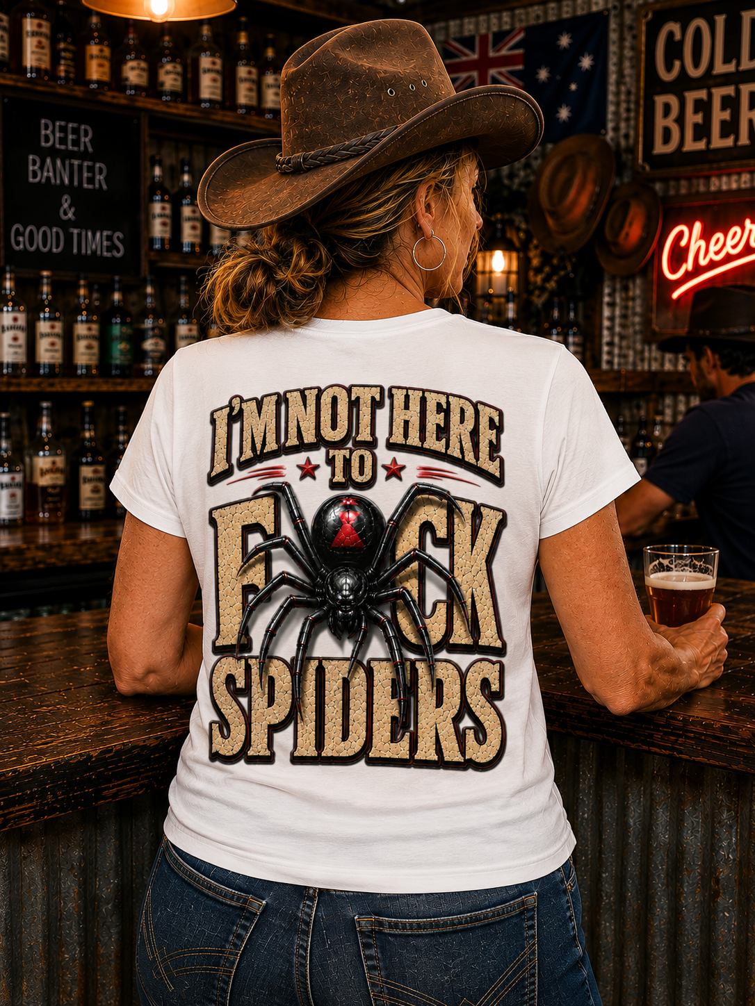 I'M NOT HERE TO F*CK SPIDERS