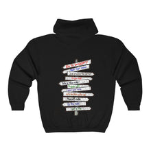 Load image into Gallery viewer, Tell them Where to Go Full Zip Hoodie