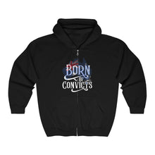 Load image into Gallery viewer, Born of Convicts Aus Map Full Zip Hoodie
