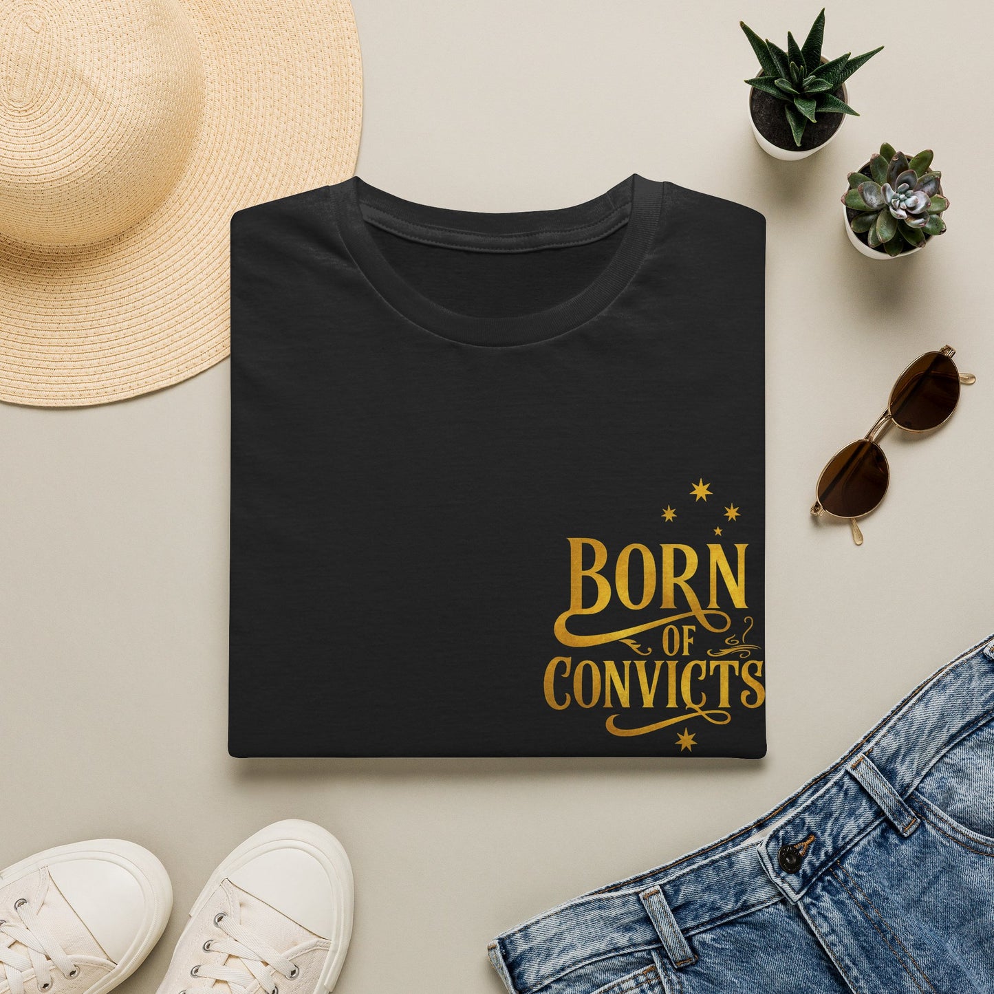 Born of Convicts -  Personalise Back of T-Shirt