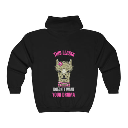 This Llama doesn't want your Drama (Front & Back Print)