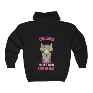 This Llama doesn't want your Drama (Front & Back Print)