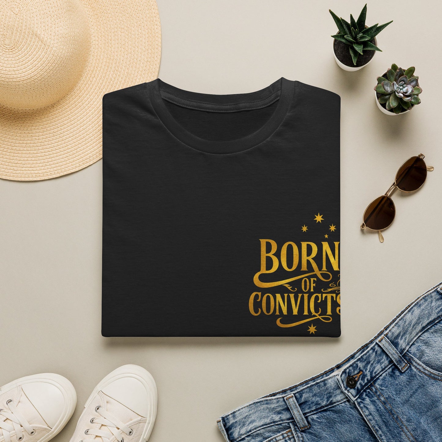 Born of Convicts -  Personalise Back of T-Shirt