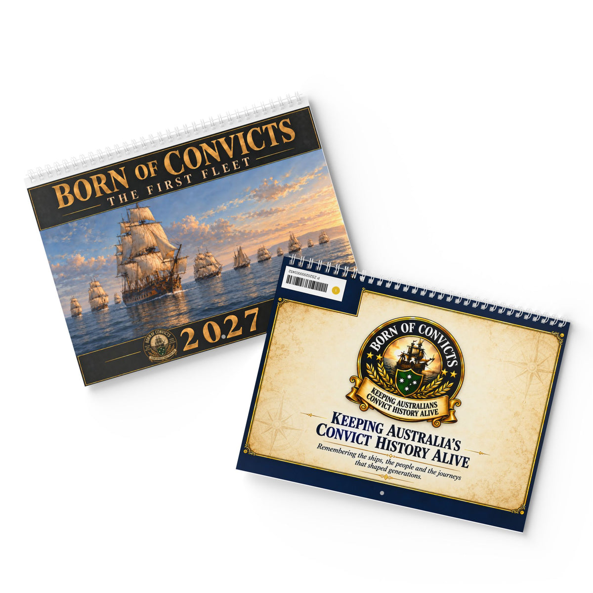 Born of Convicts — First Fleet 2027 Wall Calendar