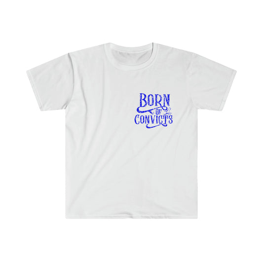 Born of Convicts (cracked effect) Blue