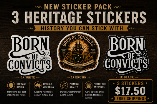 NEW BOC x 3 sticker pack - FREE SHIPPING