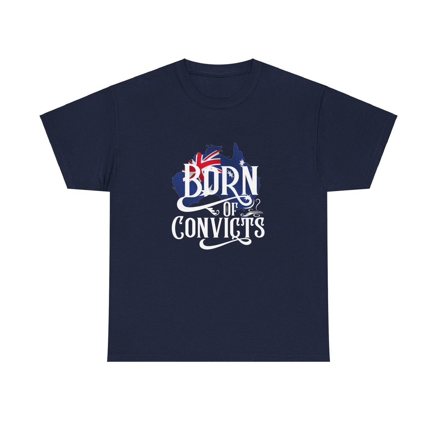 Born of Convicts Aussie Map up to 5XL