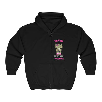 This Llama doesn't want your Drama (Front & Back Print)