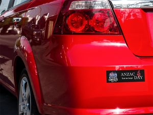 Car bumper sticker BOC Anzac Day - FREE SHIPPING