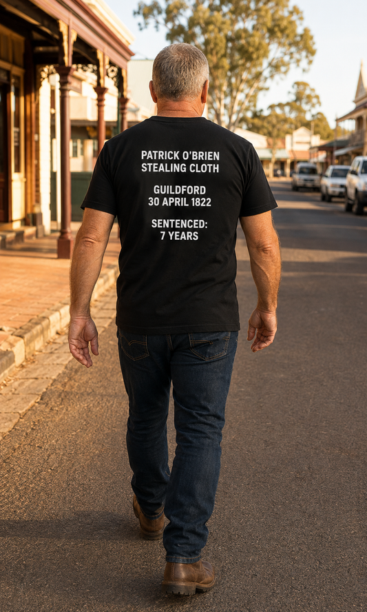 Born of Convicts -  Personalise Back of T-Shirt