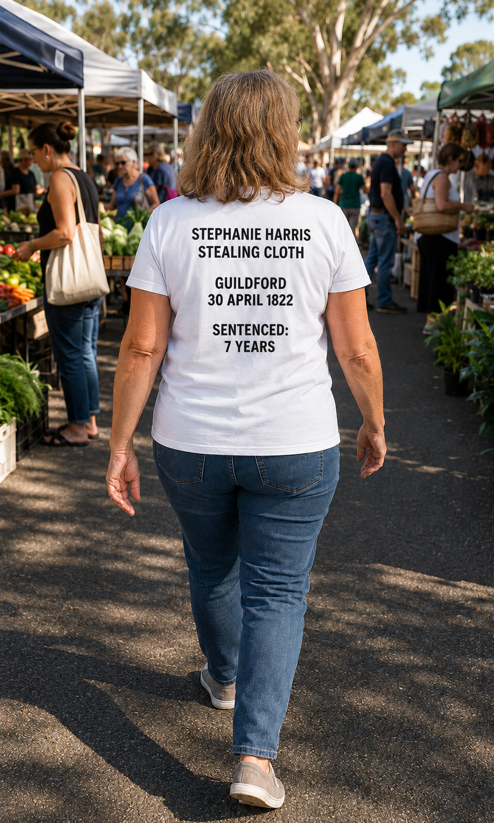 Born of Convicts -  Personalise Back of T-Shirt