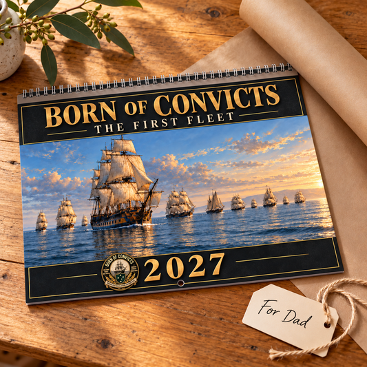 Born of Convicts — First Fleet 2027 Wall Calendar