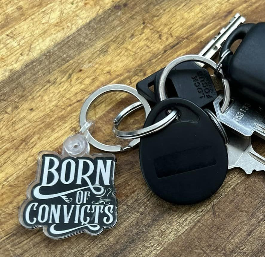 Born of Convicts Keyring (Free Shipping)