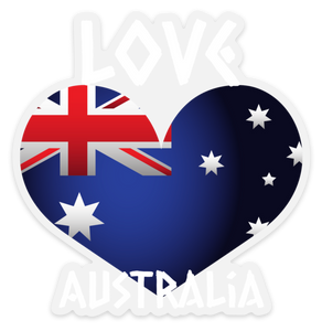 Love Australia Heart - FREE Shipping