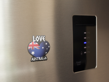 Load image into Gallery viewer, Love Australia Fridge Magnet (FREE Shipping)
