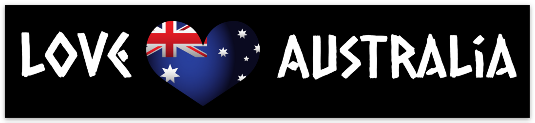 3 Pack Love Australia - FREE Shipping