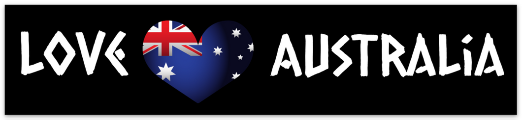 Love Australia Bumper - FREE Shipping