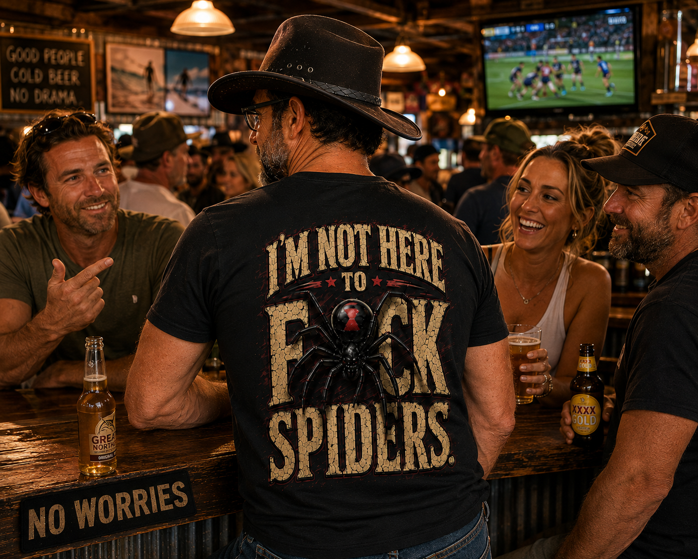I'M not here to F*CK Spiders