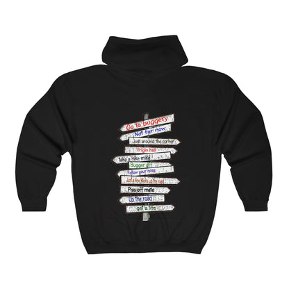 Tell them Where to Go Full Zip Hoodie