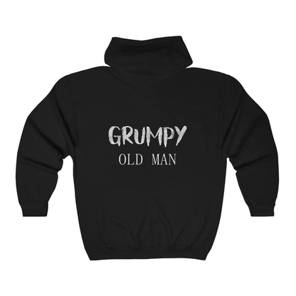 Grumpy Old Man Zip Hoodie