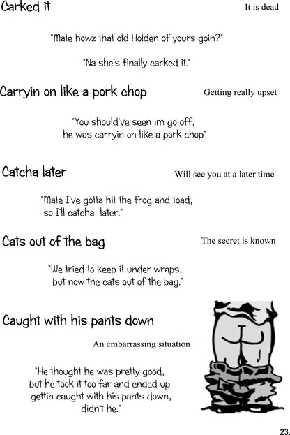 Aussie Slang Book (FREE Shipping)
