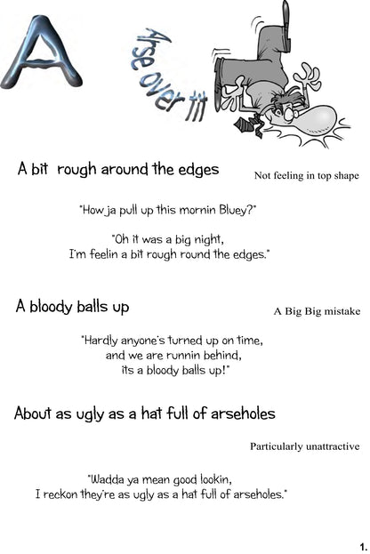 Aussie Slang Book (FREE Shipping)